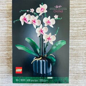 LEGO Botanical Collections Orchid with White and Pink Blooms NIB